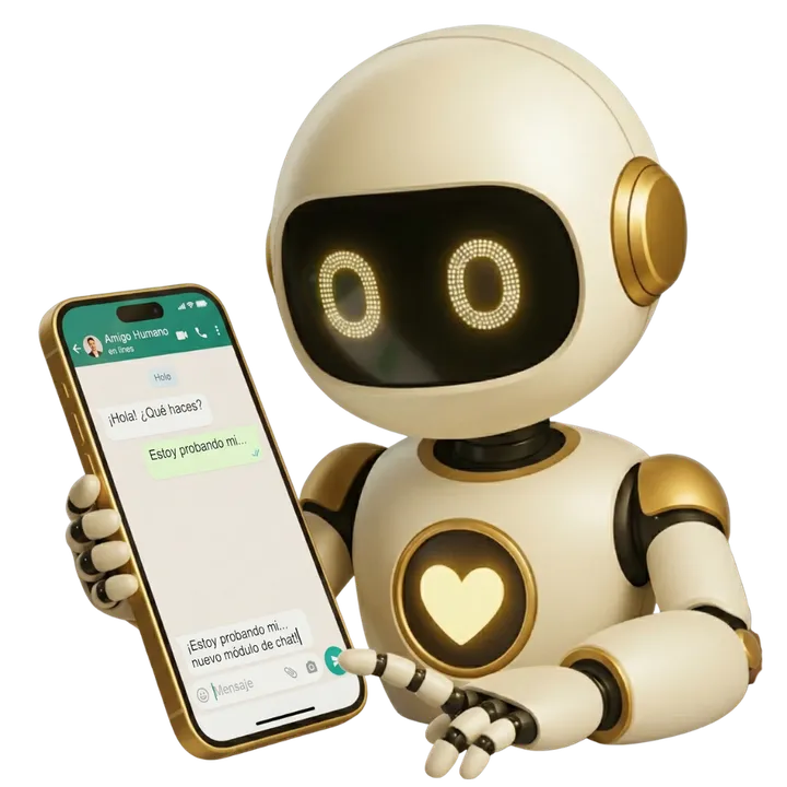 La mascota de JuriCore contesta el WhatsApp